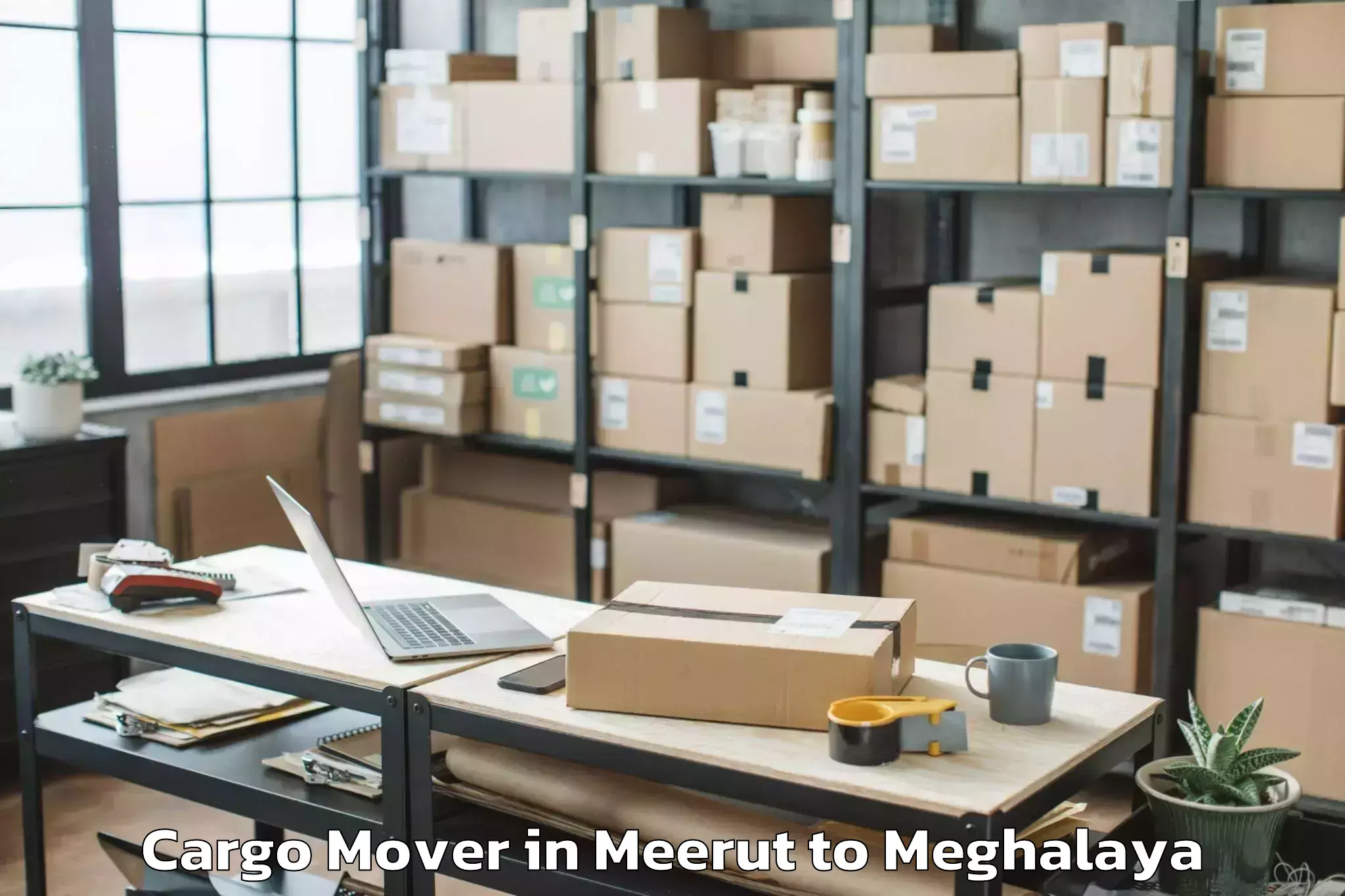 Book Meerut to Icfai University Meghalaya Tur Cargo Mover